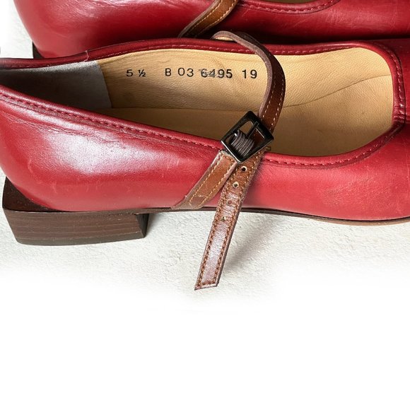ROBERT CLERGERIE Vintage Square Toe Square Heel Mary Janes - Picture 9 of 14